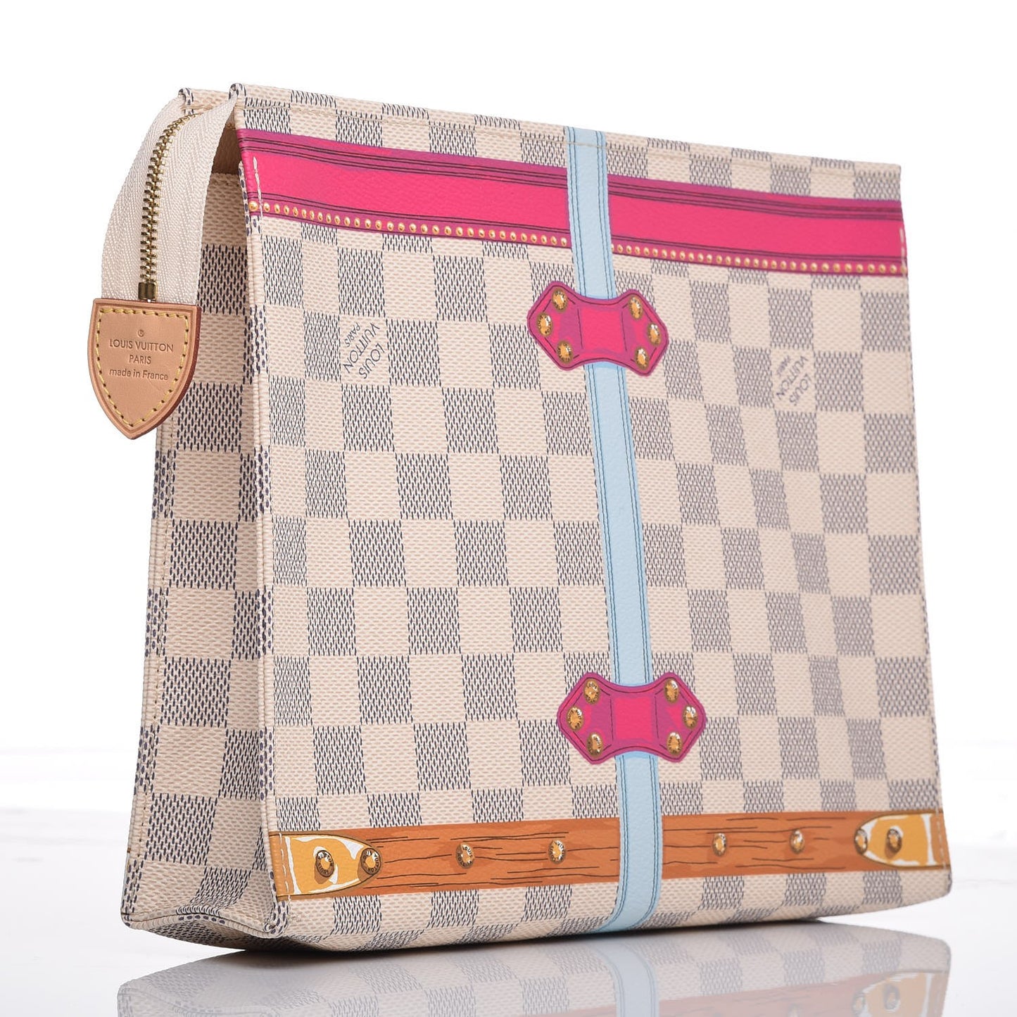 Damier Azur Summer Trunks Hawaii Toiletry Pouch 26