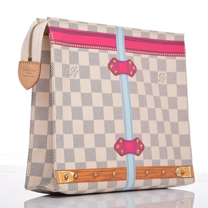 Louis Vuitton Damier Azur Summer Trunks Hawaii Toiletry Pouch 26 3 of 8