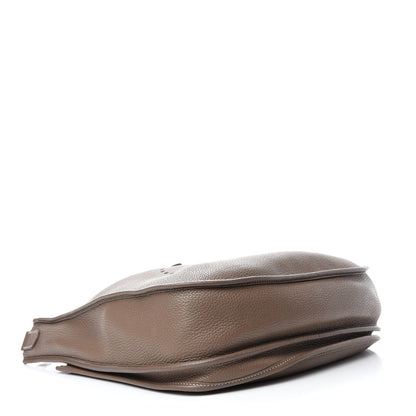 Hermes Taurillon Clemence Evelyne III PM Etoupe 4 of 10