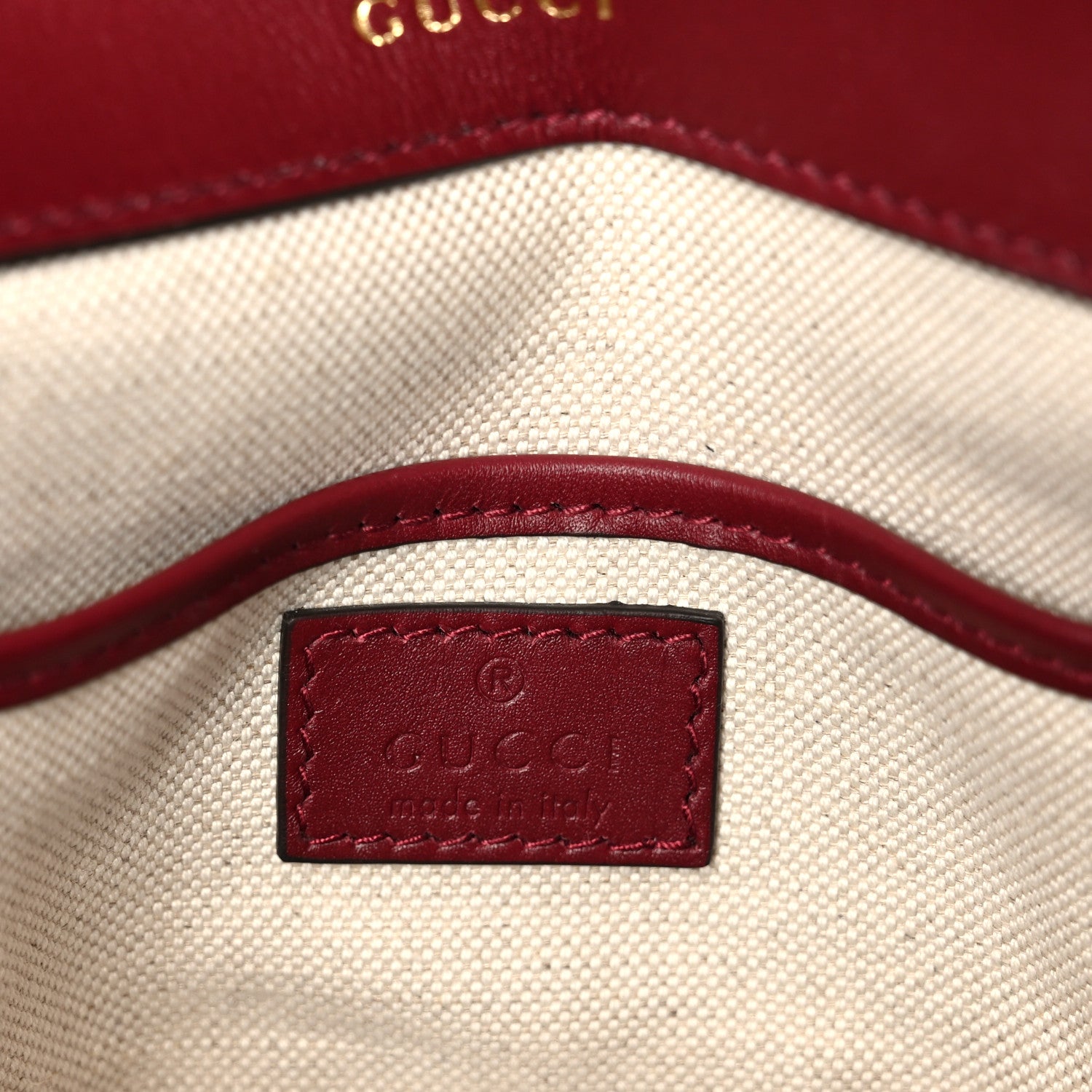 Gucci GG Supreme Monogram Horsebit 1955 Soft Small Shoulder Bag Beige Ebony Rosso Ancora 6 of 12