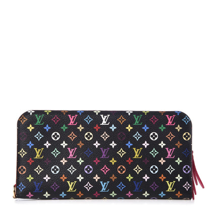 Louis Vuitton Monogram Multicolor Insolite Wallet Black Grenade 1 of 7