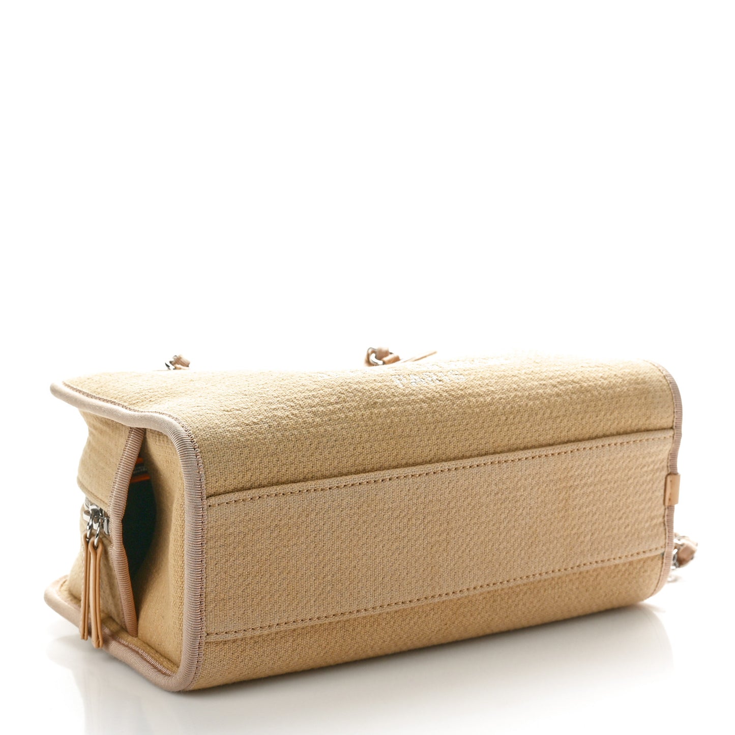 Denim Deauville Bowling Bag Beige