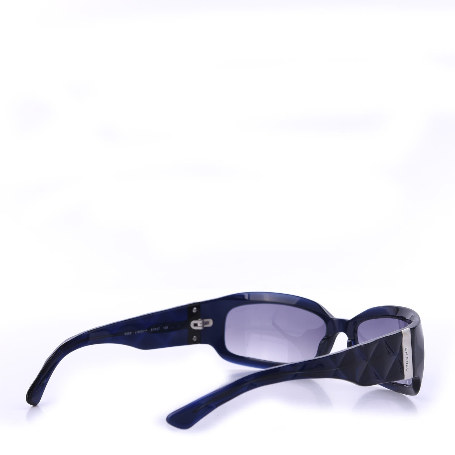 Chanel Quilted CC Sunglasses 5052 Navy 4 of 7