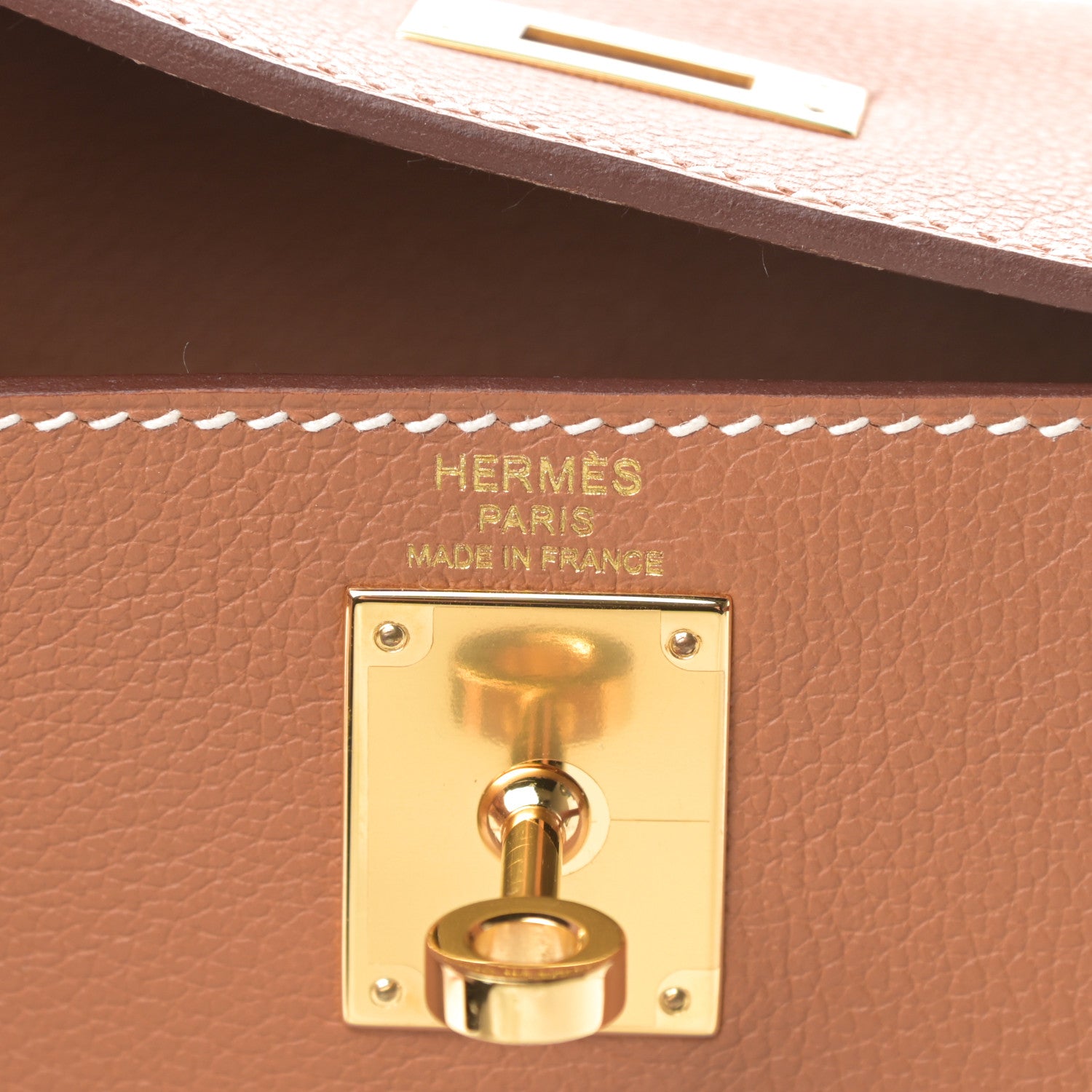 Hermes Evercolor Kelly Ado Backpack Gold 6 of 11