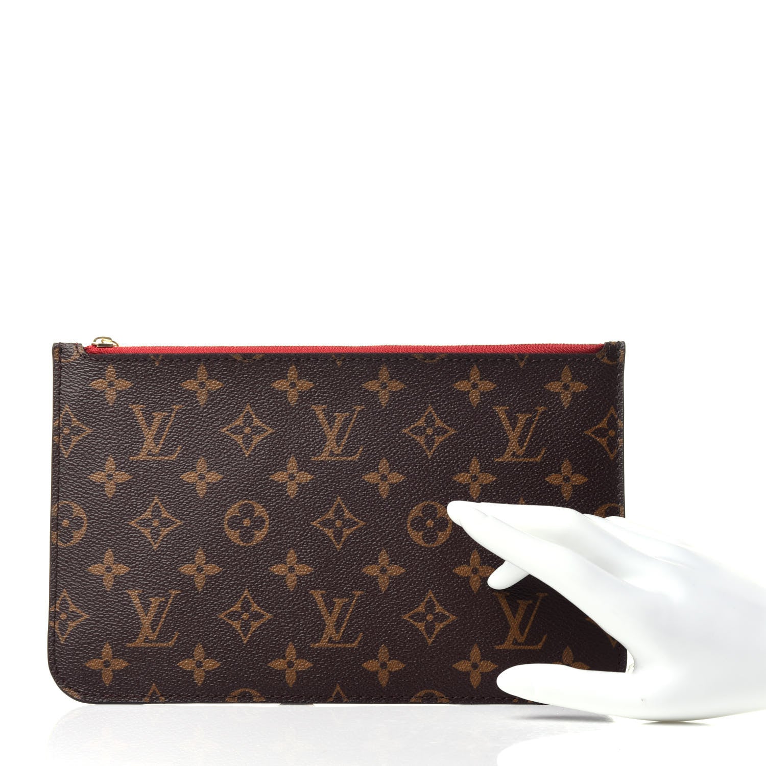 Louis Vuitton Monogram Neverfull MM GM Pochette Cherry 2 of 11