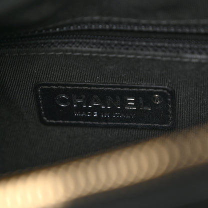 Chanel Patent Goatskin Quilted Medium Gabrielle Hobo Black 6 of 10