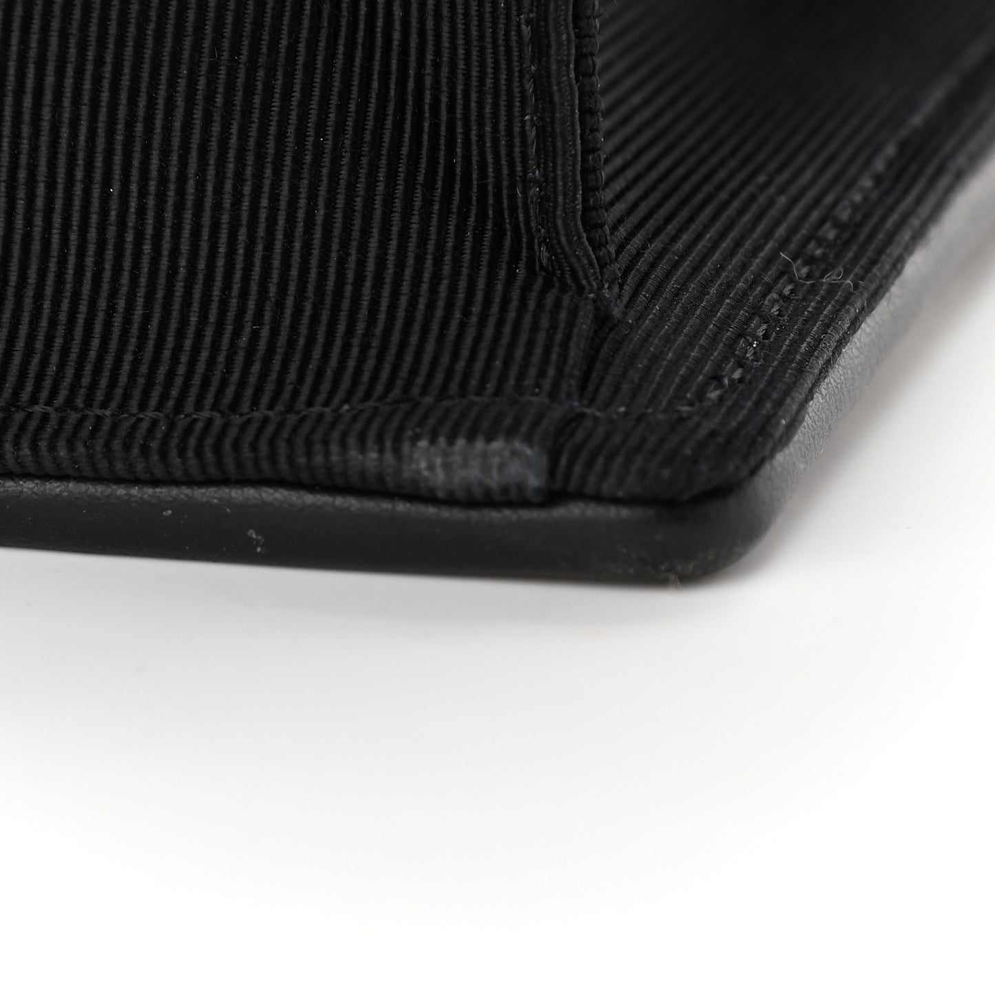 Lambskin Chevron Quilted Small Couture Flap Black White
