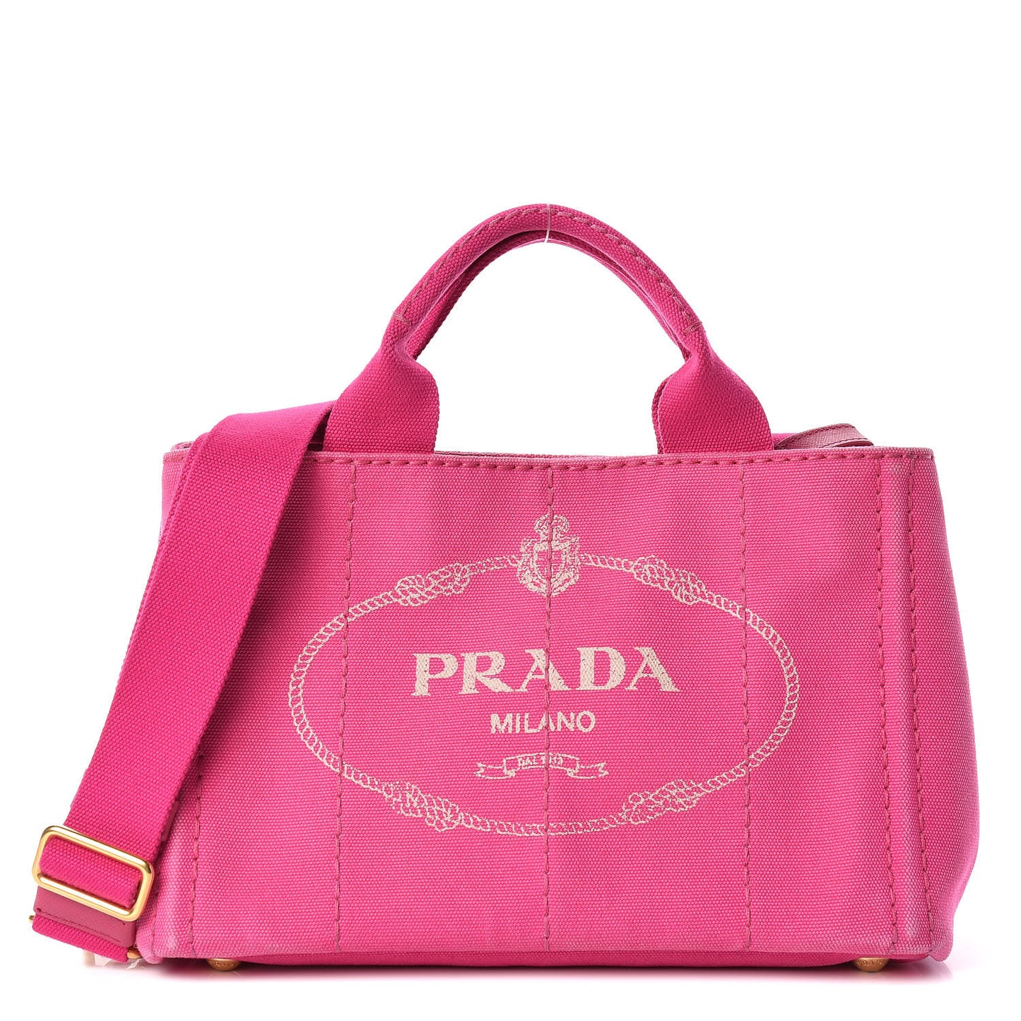 Canapa Small Logo Tote Fuxia