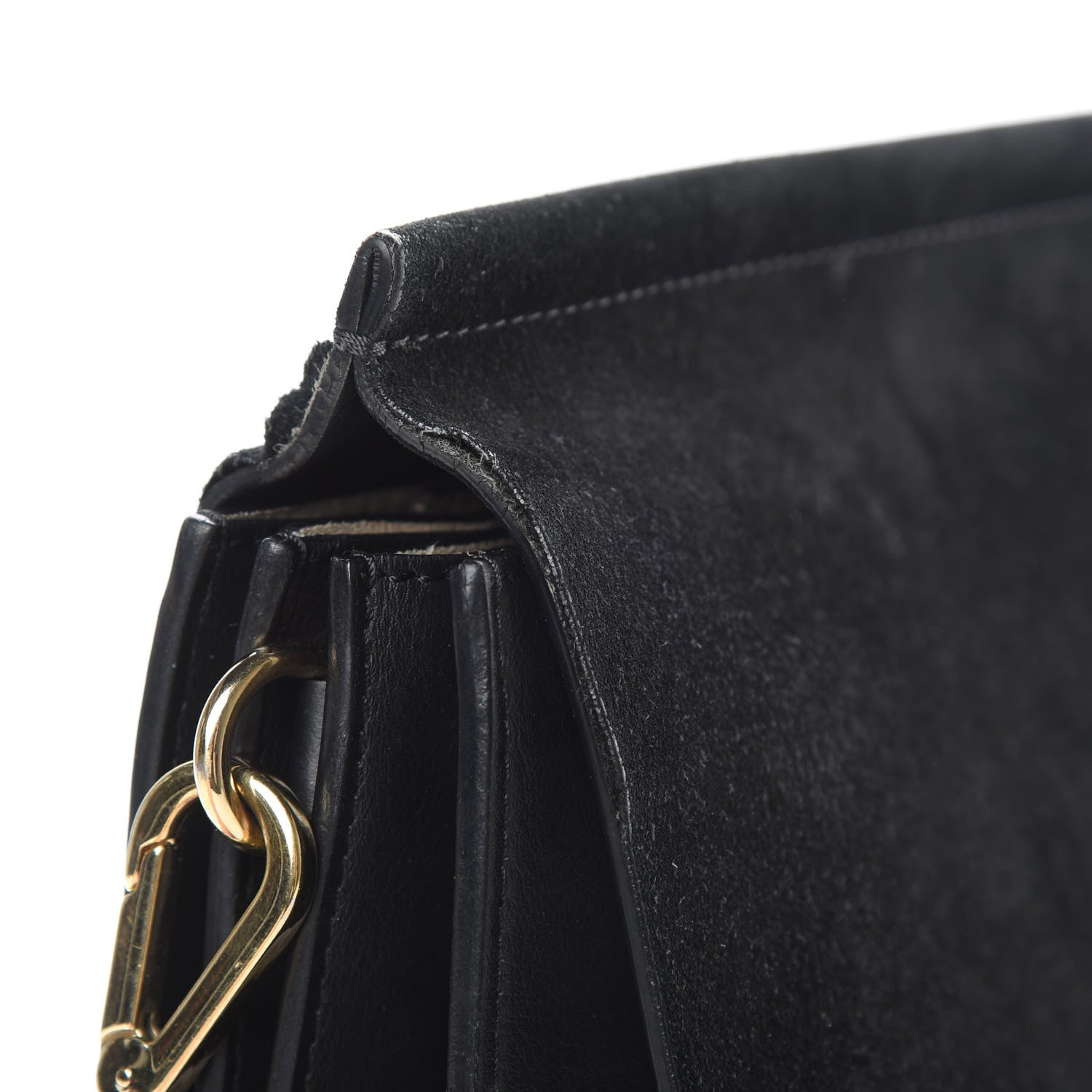 Chloe Suede Calfskin Medium Faye Shoulder Bag Black 20 of 20