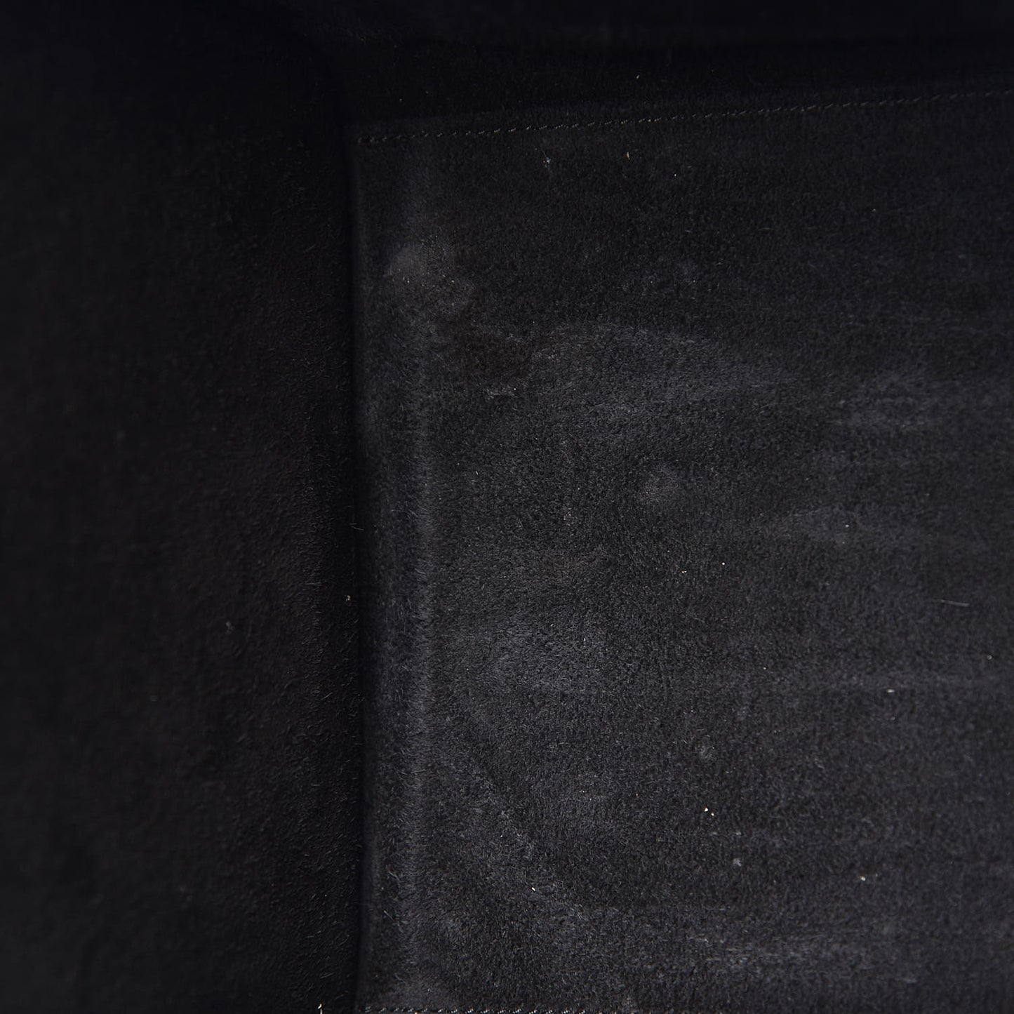 Drummed Calfskin Mini Luggage Black
