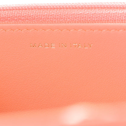 Chanel Caviar Quilted Wallet on Chain WOC Coral 6 of 9