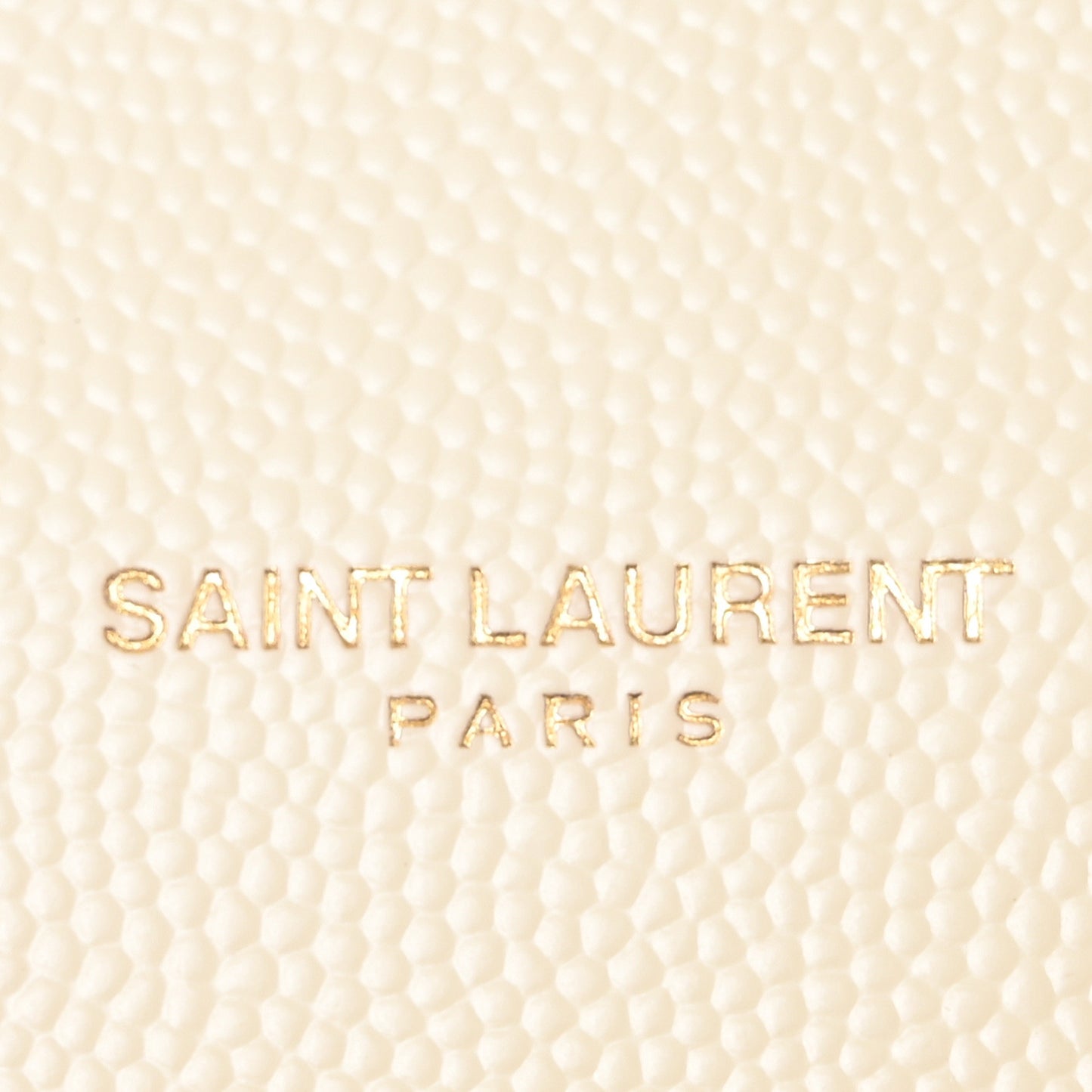Grain De Poudre Calfskin Medium Classic Monogram Kate Tassel Satchel Crema Soft