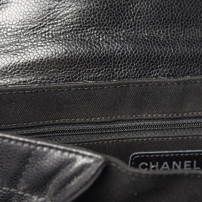 Chanel Caviar Quilted Timeless Accordion Flap Black 11 of 14