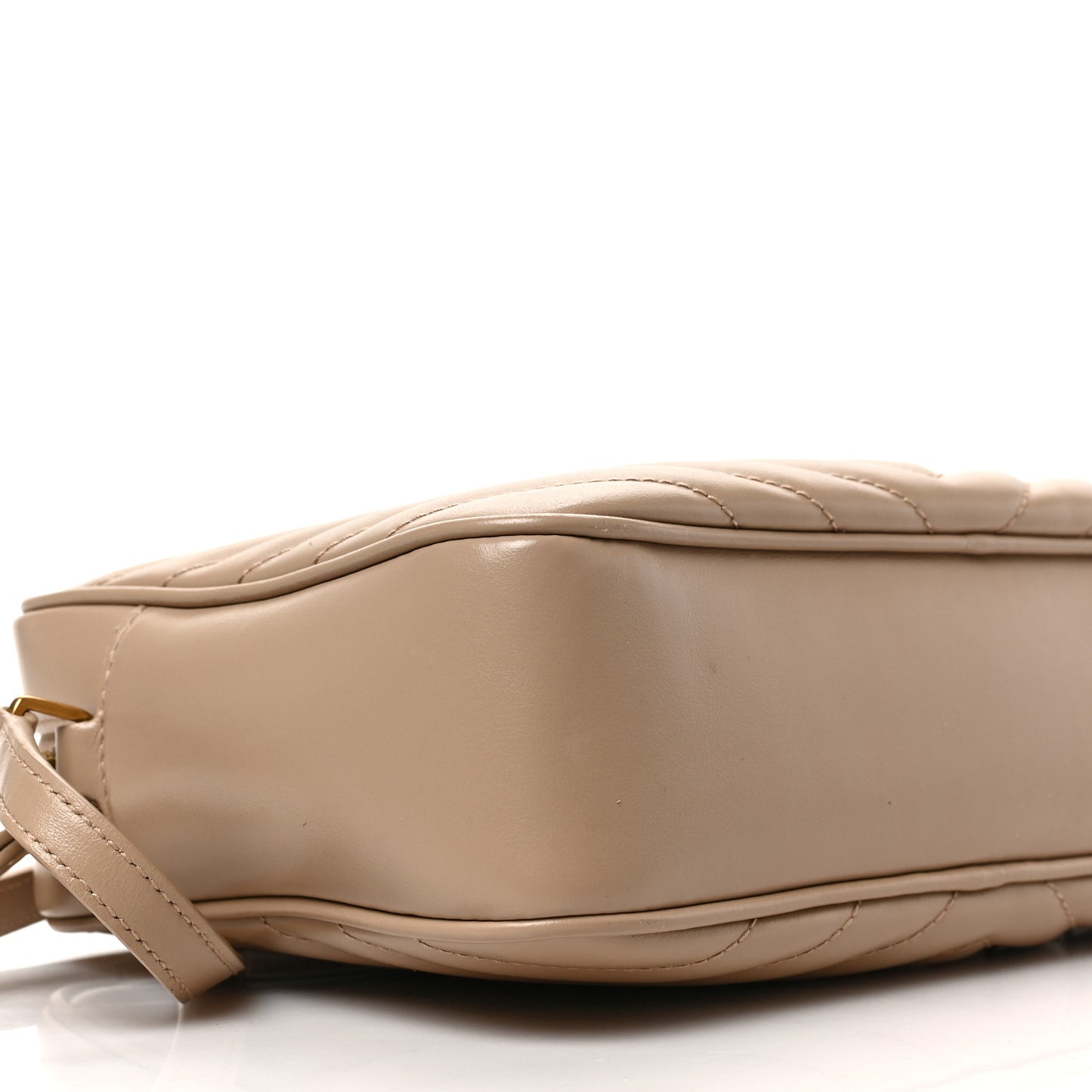 Calfskin Matelasse Monogram Lou Camera Bag Dark Beige