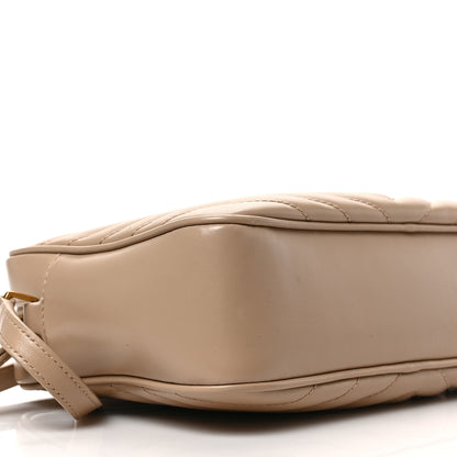 Saint Laurent Calfskin Matelasse Monogram Lou Camera Bag Dark Beige 7 of 8