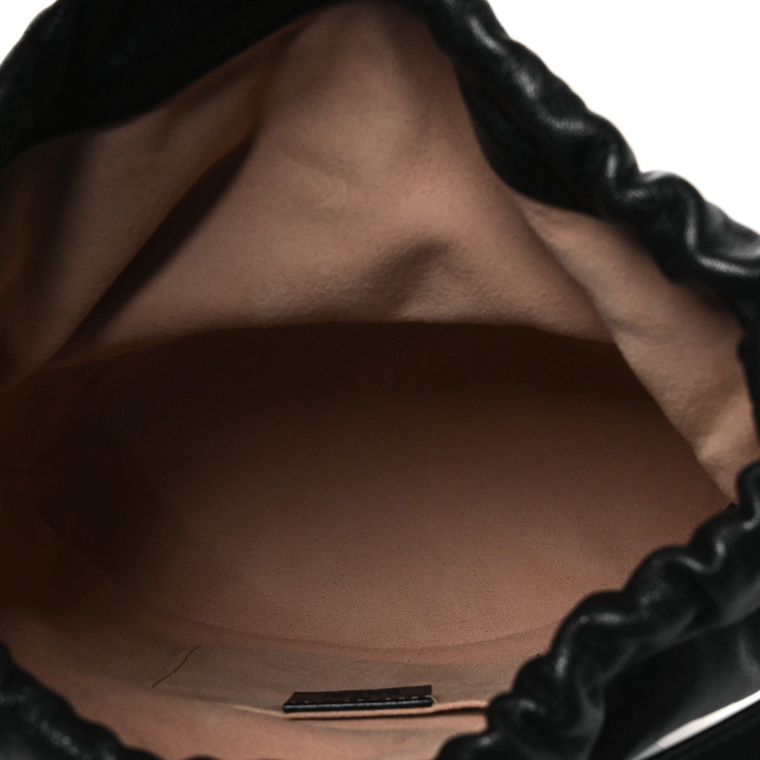 Gucci Azalea Sakai Calfskin Horsebit 1955 Drawstring Bucket Bag Black 5 of 10