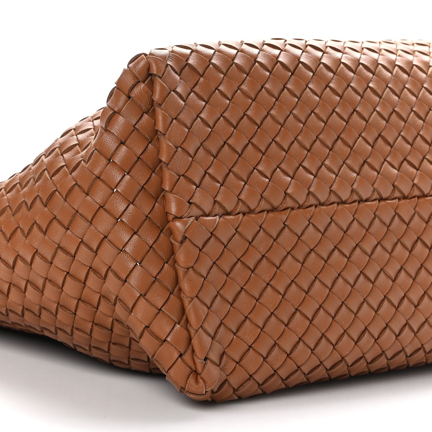 Bottega Veneta Lambskin Intreccio Medium Cabat Wood 8 of 9