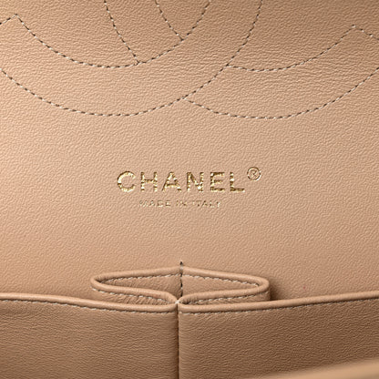 Chanel Lambskin Quilted Jumbo Double Flap Beige 6 of 16