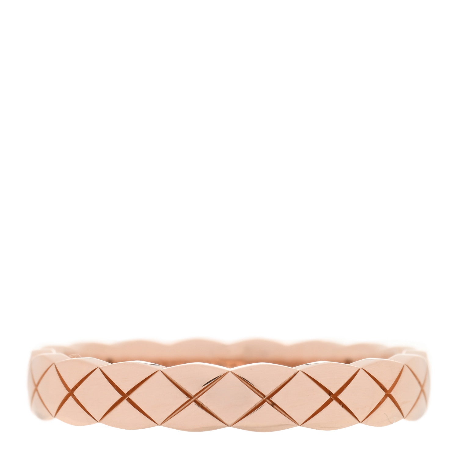 Chanel 18K Beige Gold Mini Coco Crush Ring 52 6 1 of 5