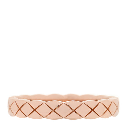 Chanel 18K Beige Gold Mini Coco Crush Ring 52 6 1 of 5