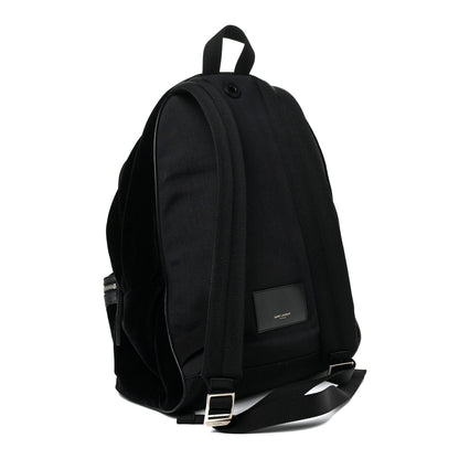 Saint Laurent Velvet City Backpack Black 3 of 15