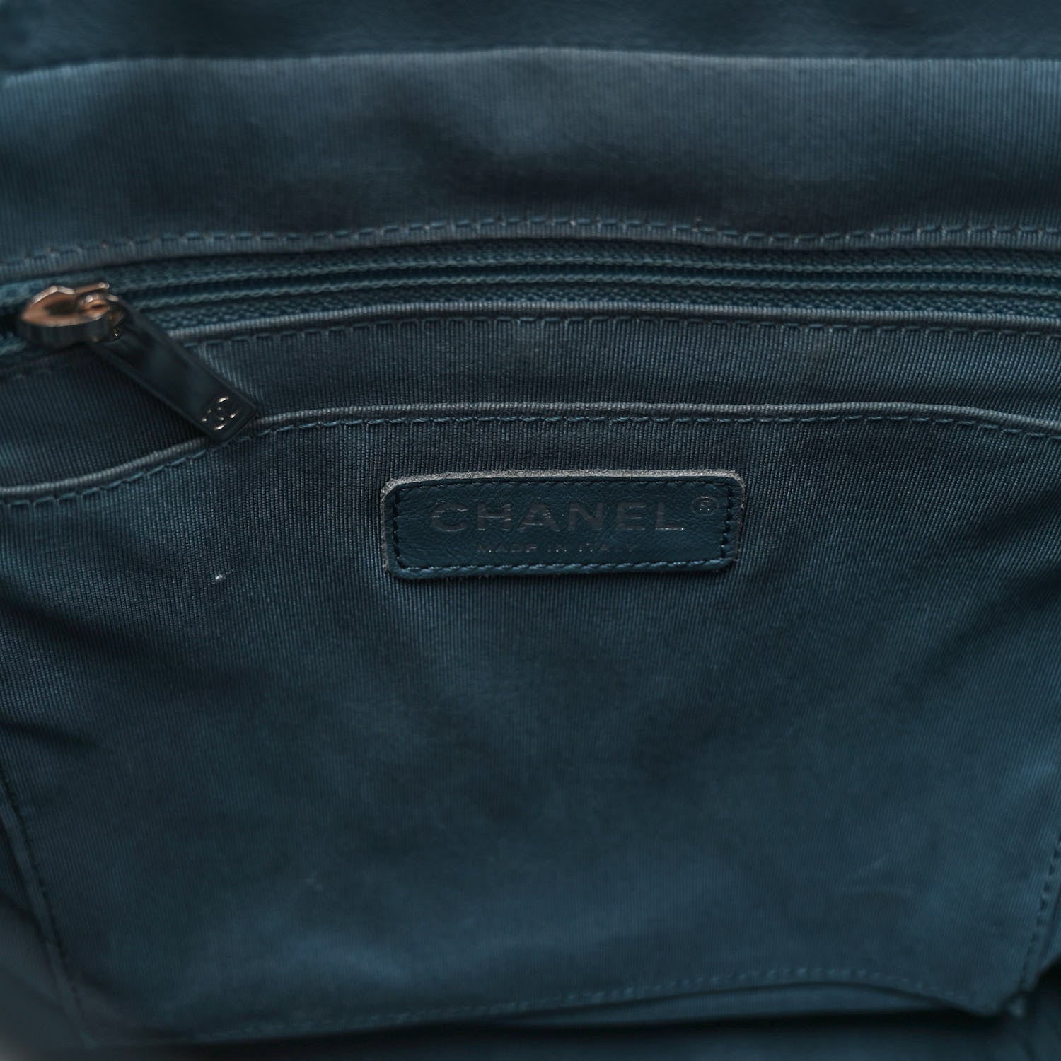 Chanel Calfskin Chevron Quilted Large Urban Spirit Backpack Light Blue 6 of 12