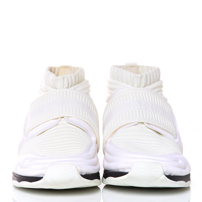Chanel Stretch Fabric CC Sneakers 38 White 2 of 9