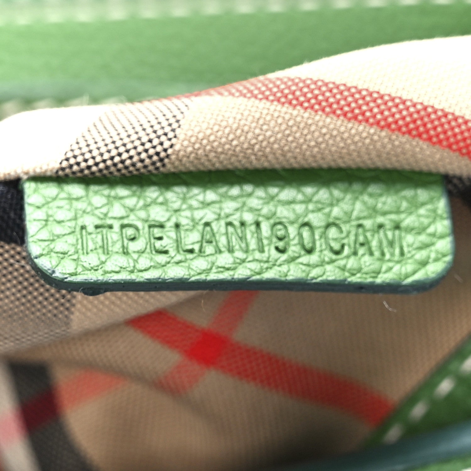 Burberry Grainy Calfskin Vintage Check Note Crossbody Bag Ivy Green 7 of 11