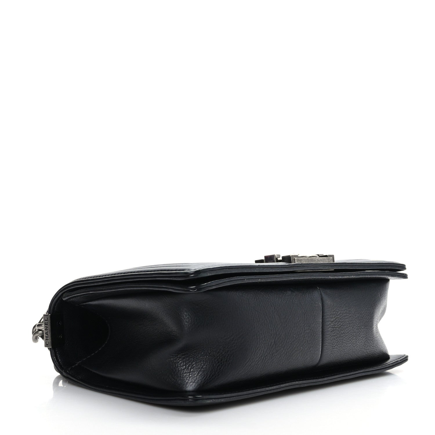 Chanel Calfskin Double Stitch Medium Boy Flap Black 4 of 10