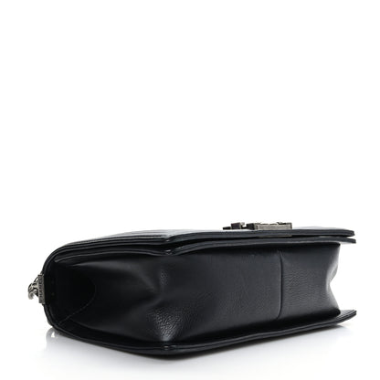 Chanel Calfskin Double Stitch Medium Boy Flap Black 4 of 10
