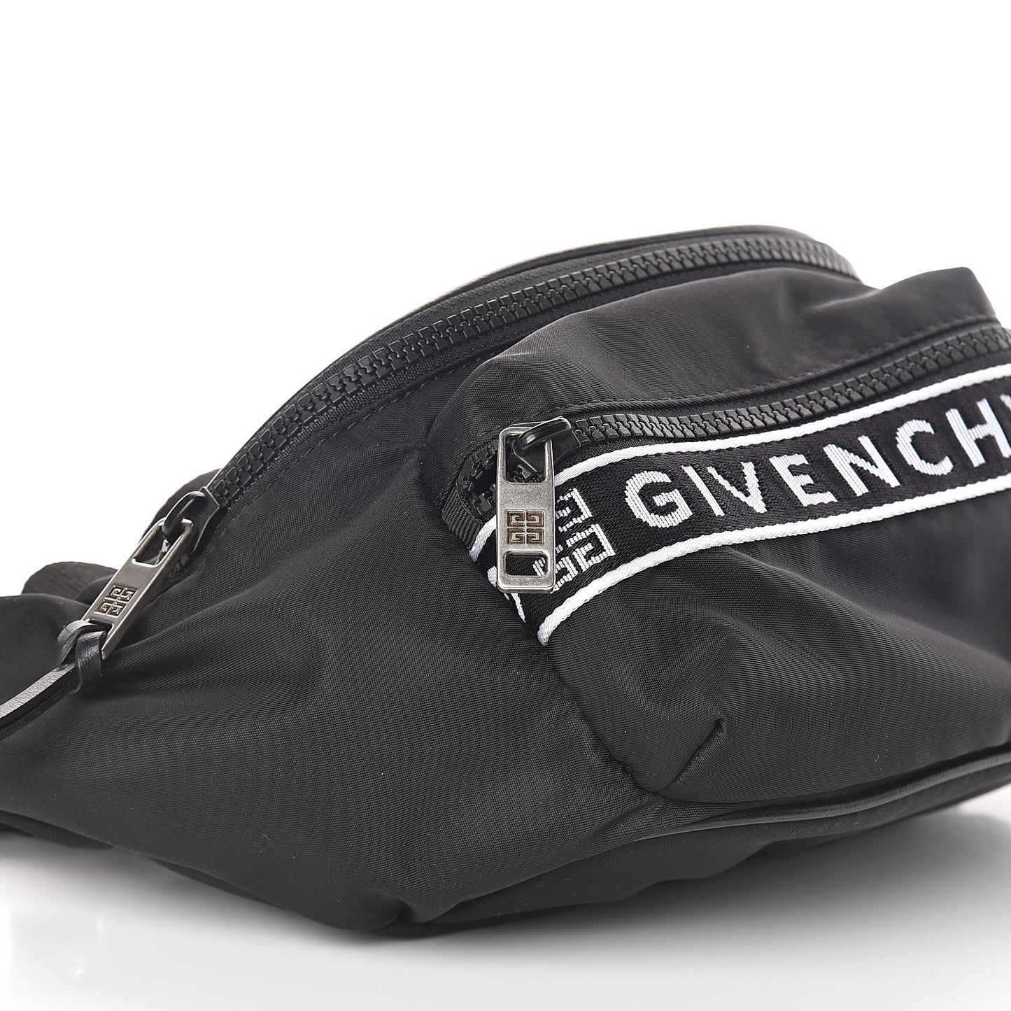 Nylon Logo Belt Bag Black