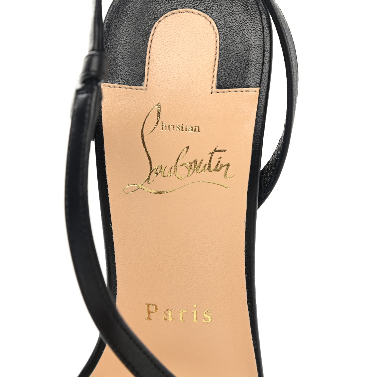 Christian Louboutin Nappa Rosalie 100 Sandals 37.5 Black 7 of 7