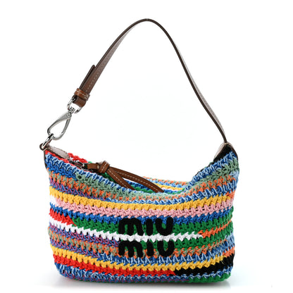 Miu Miu Fabric Crochet Pouch Multicolor 1 of 11