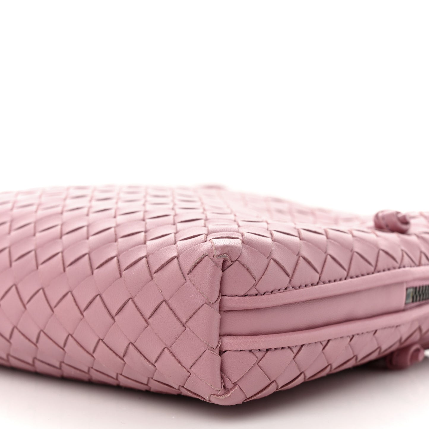 Nappa Intrecciato Nodini Crossbody Messenger Rose Pink