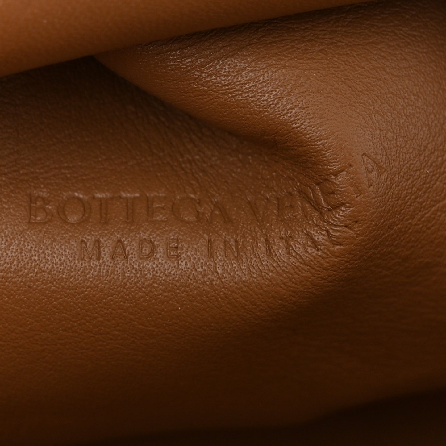 Butter Calfskin The Mini Pouch Camel