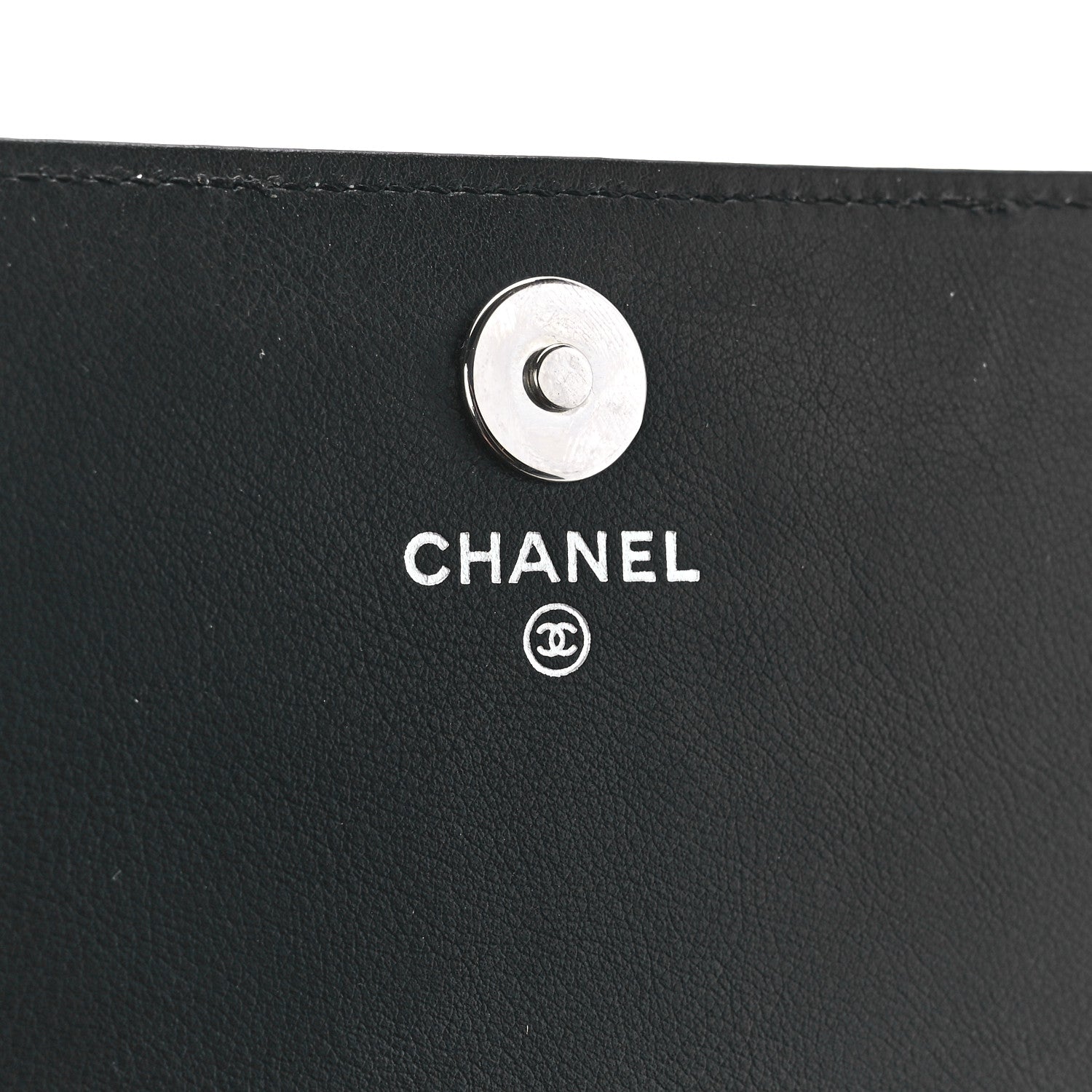 Chanel Patent Strass Wallet On Chain WOC Black 5 of 12
