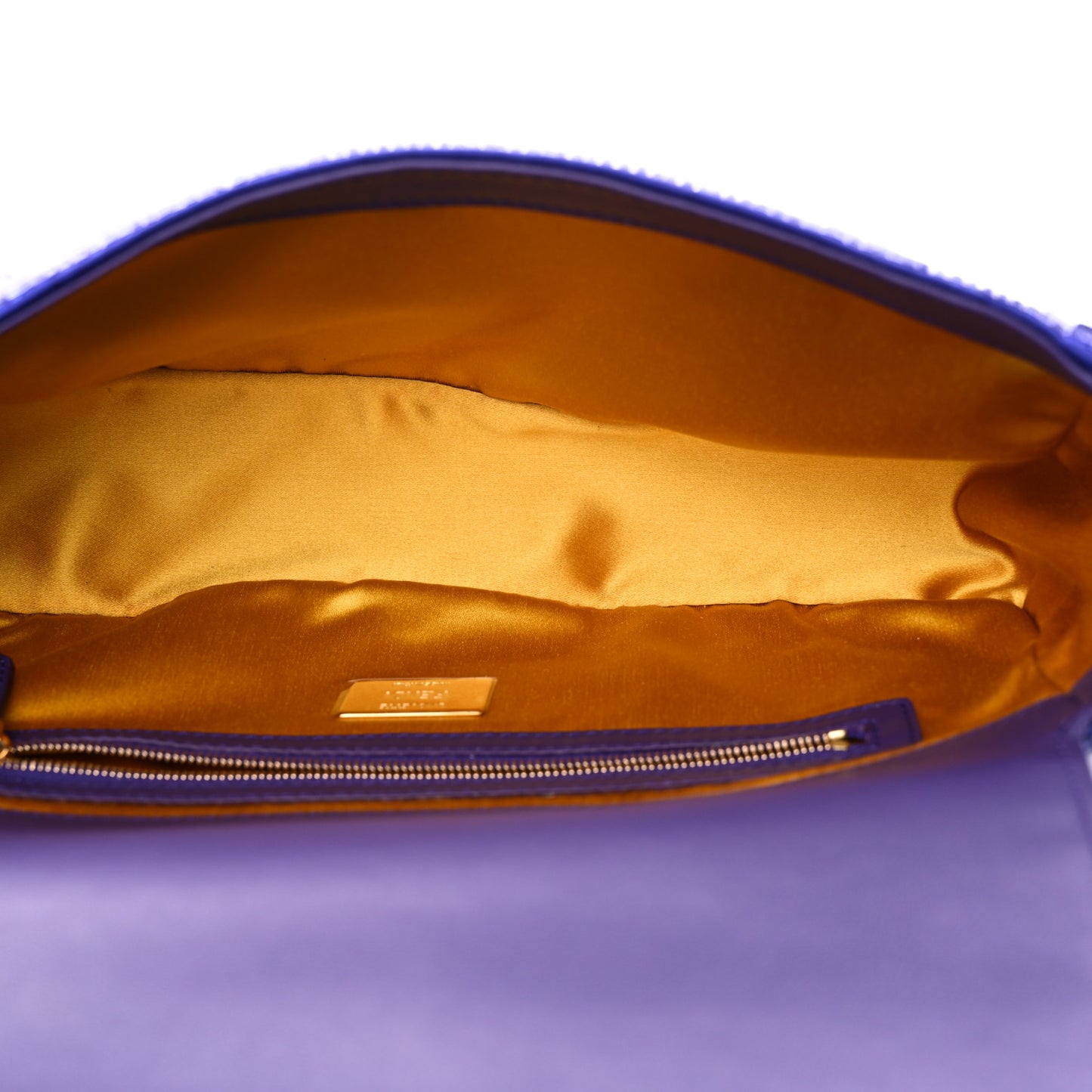 Sequin Paillettes Shiny Nappa Sex and the City Baguette Viola Purple Rain