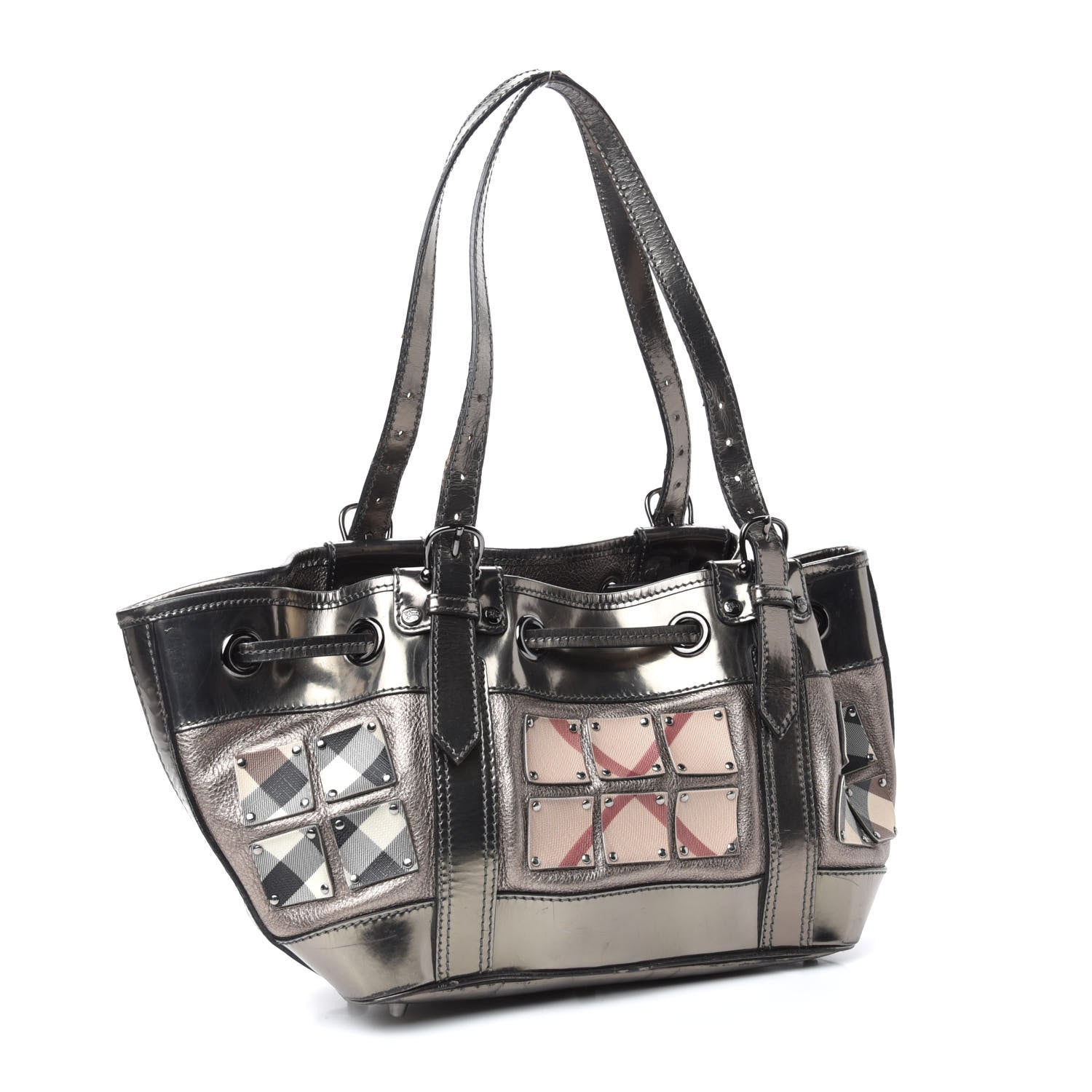 Burberry Prorsum Super Nova Warrior Studded Hobo Metallic 3 of 16