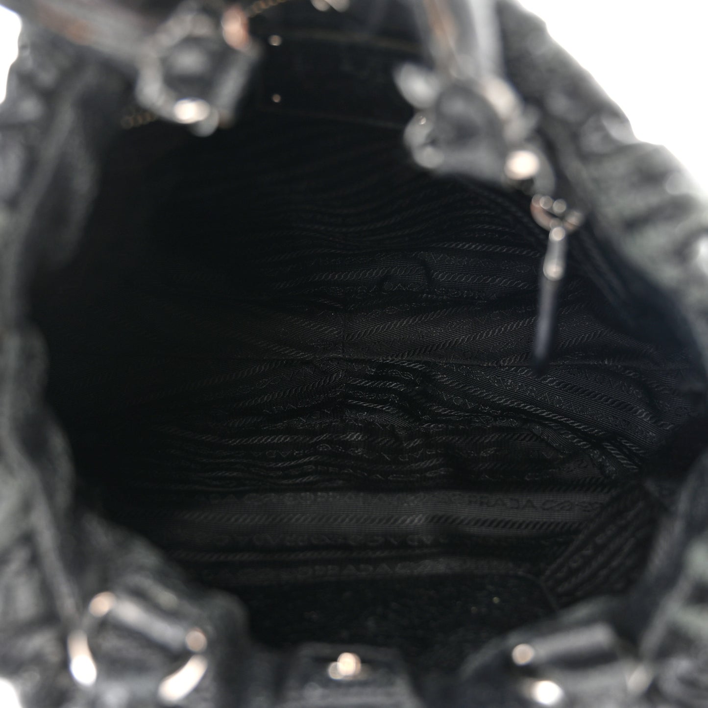 Cervo Stripes Tote Black