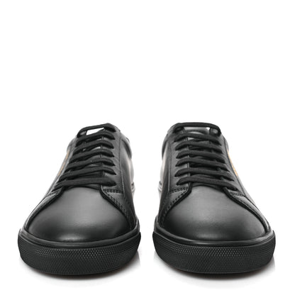Saint Laurent Calfskin Andy Low Top Sneakers 41 Black 2 of 8