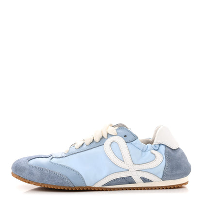 Loewe Calfskin Suede Ballet Runner Sneakers 37 Blue White 1 of 11