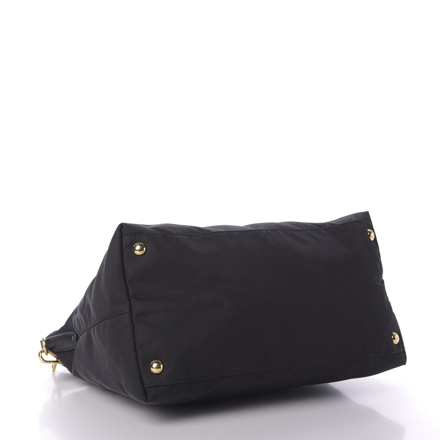 Prada Tessuto Nylon Saffiano Tote Black 4 of 9