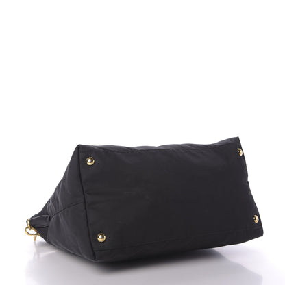 Prada Tessuto Nylon Saffiano Tote Black 4 of 9