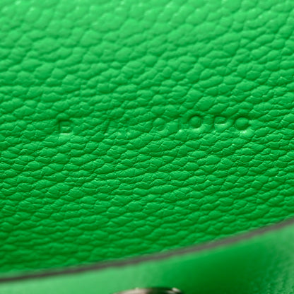 Hermes Chevre Mysore Mini Bearn Wallet Vert Comics 8 of 9