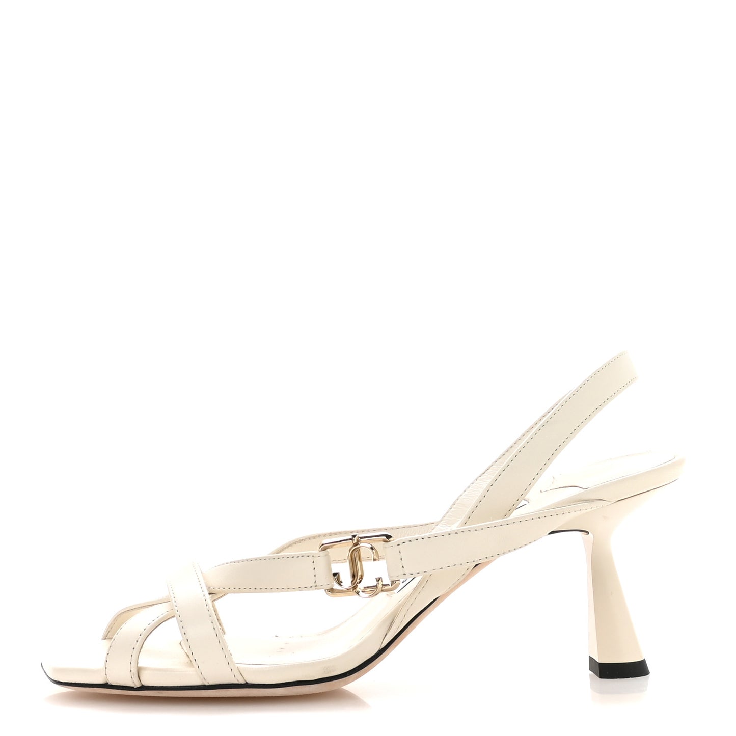 Nappa Jess 65 Sandals 37 White