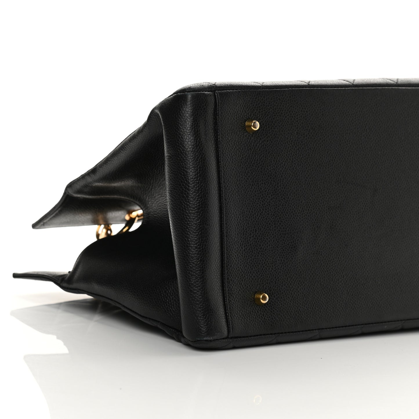 Caviar Quilted Timeless CC Tote Black