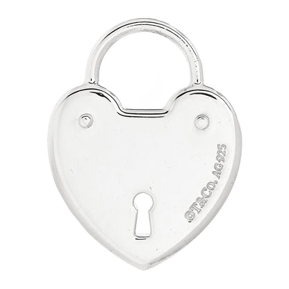 Tiffany Sterling Silver Heart Lock Pendant 3 of 4