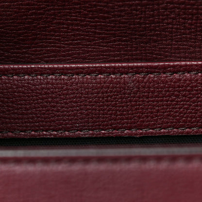 Burberry Derby Calfskin House Check Small Camberley Mahogany Red 6 of 10