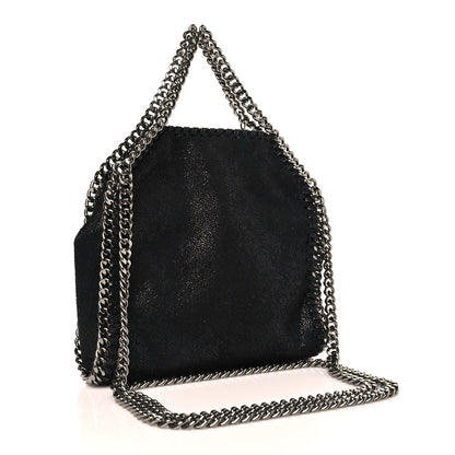 Stella McCartney Shaggy Deer Tiny Falabella Tote Black 3 of 10