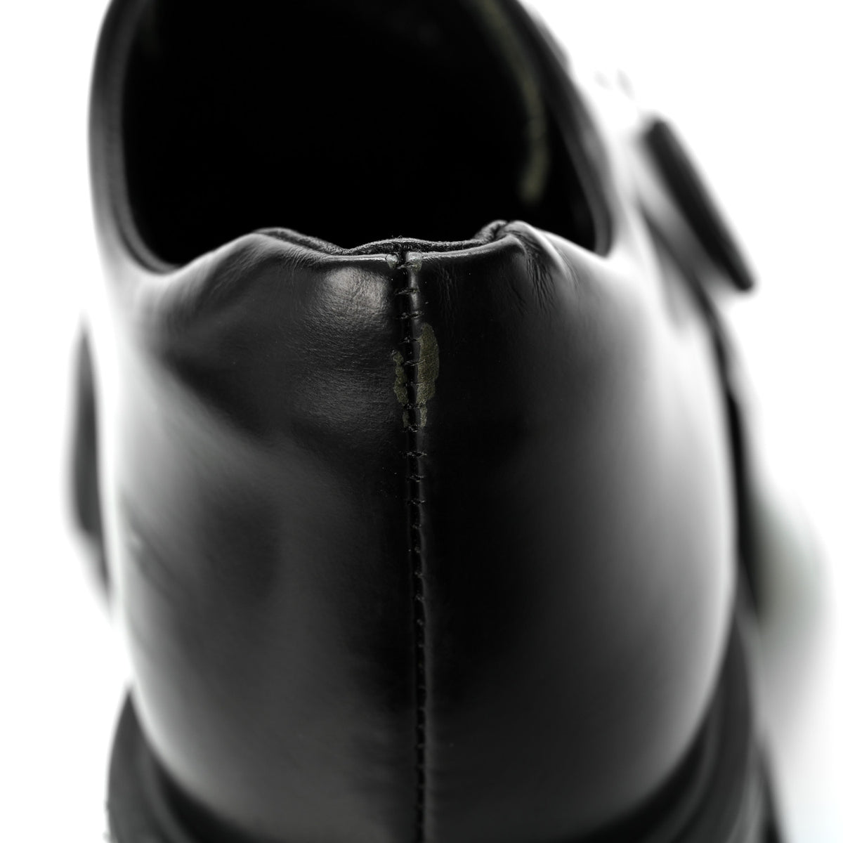 Spazzolato Rois Monolith 55mm Derby Loafers 36.5 Black
